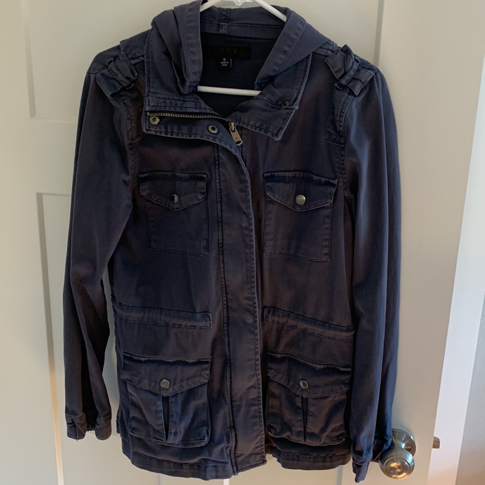 Blue utility jacket - Picture 4 of 5